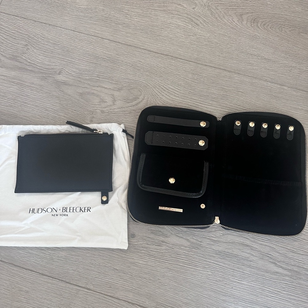 Hudson + Bleecker Black Travel Jewelry Case